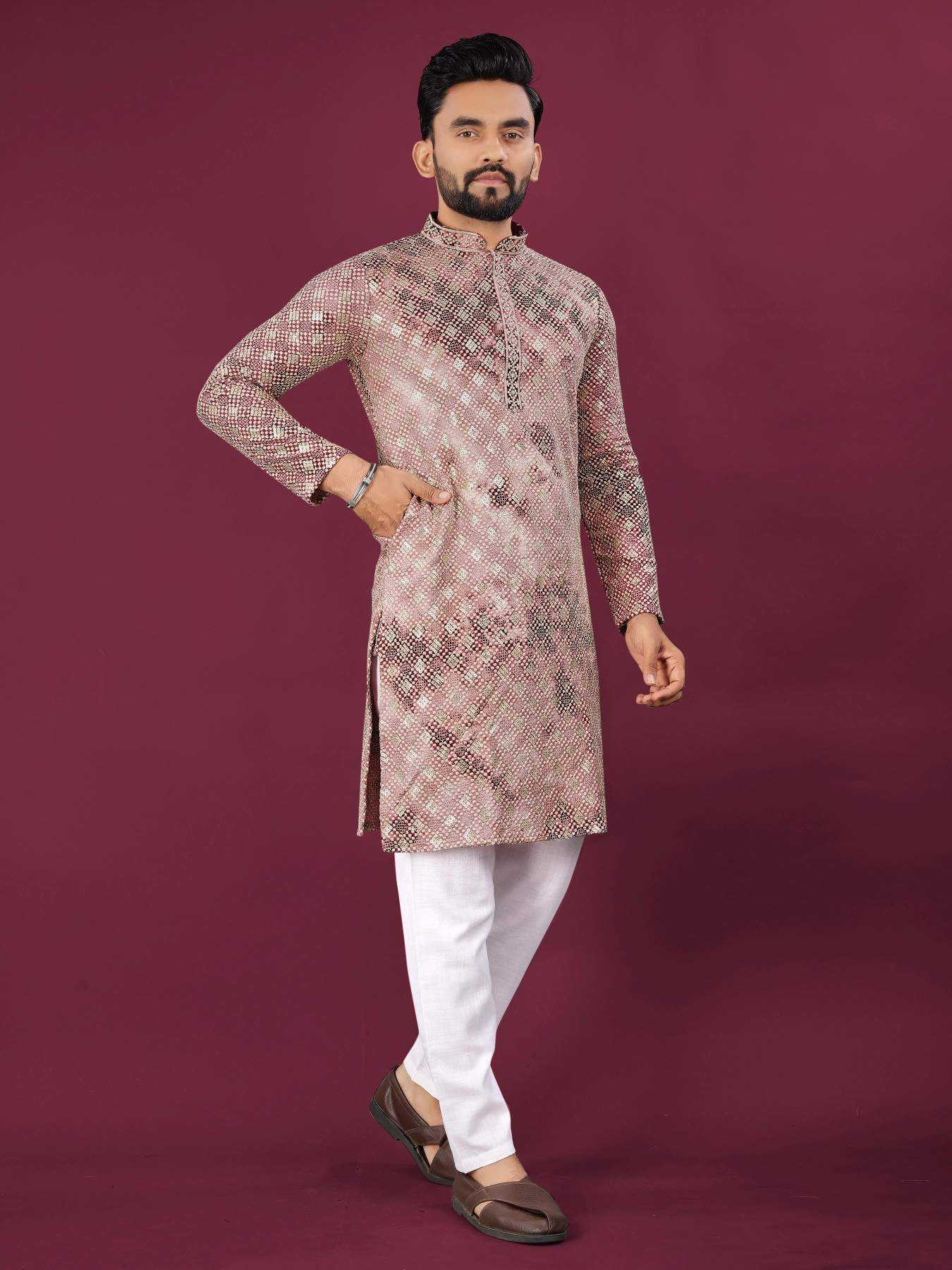 YNF Wholesale Rayon Mens Kurtas  | Surat Manufacturer
