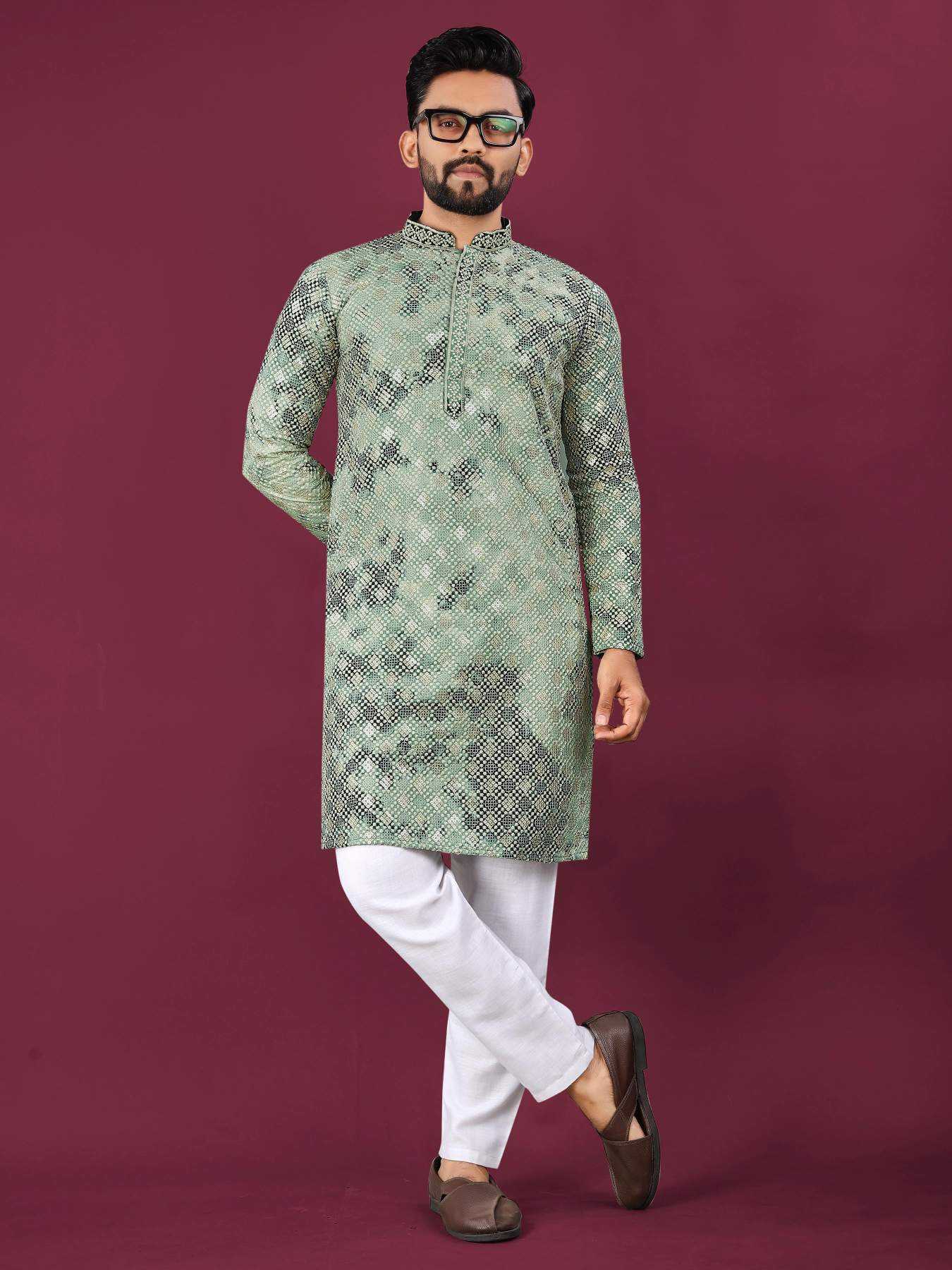 YNF Wholesale Rayon Mens Kurtas  | Surat Manufacturer