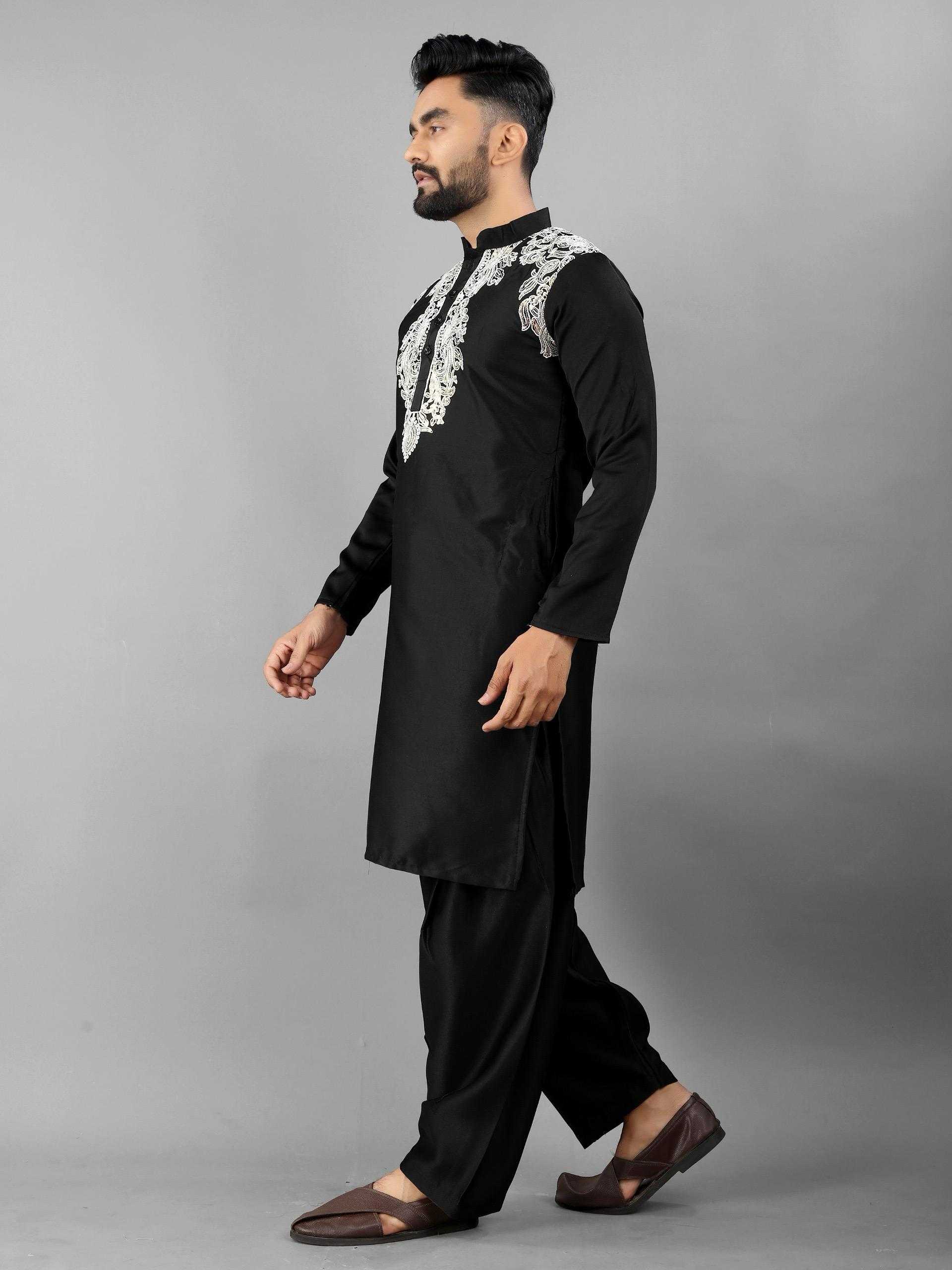 YNF Wholesale Satin Silk Mens Kurta Pyjama  | Surat Manufacturer