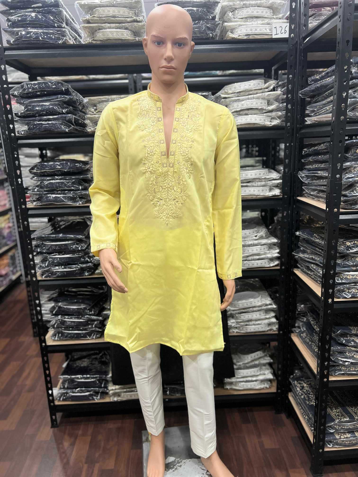 YNF Wholesale Silk Mens Kurtas  | Surat Manufacturer