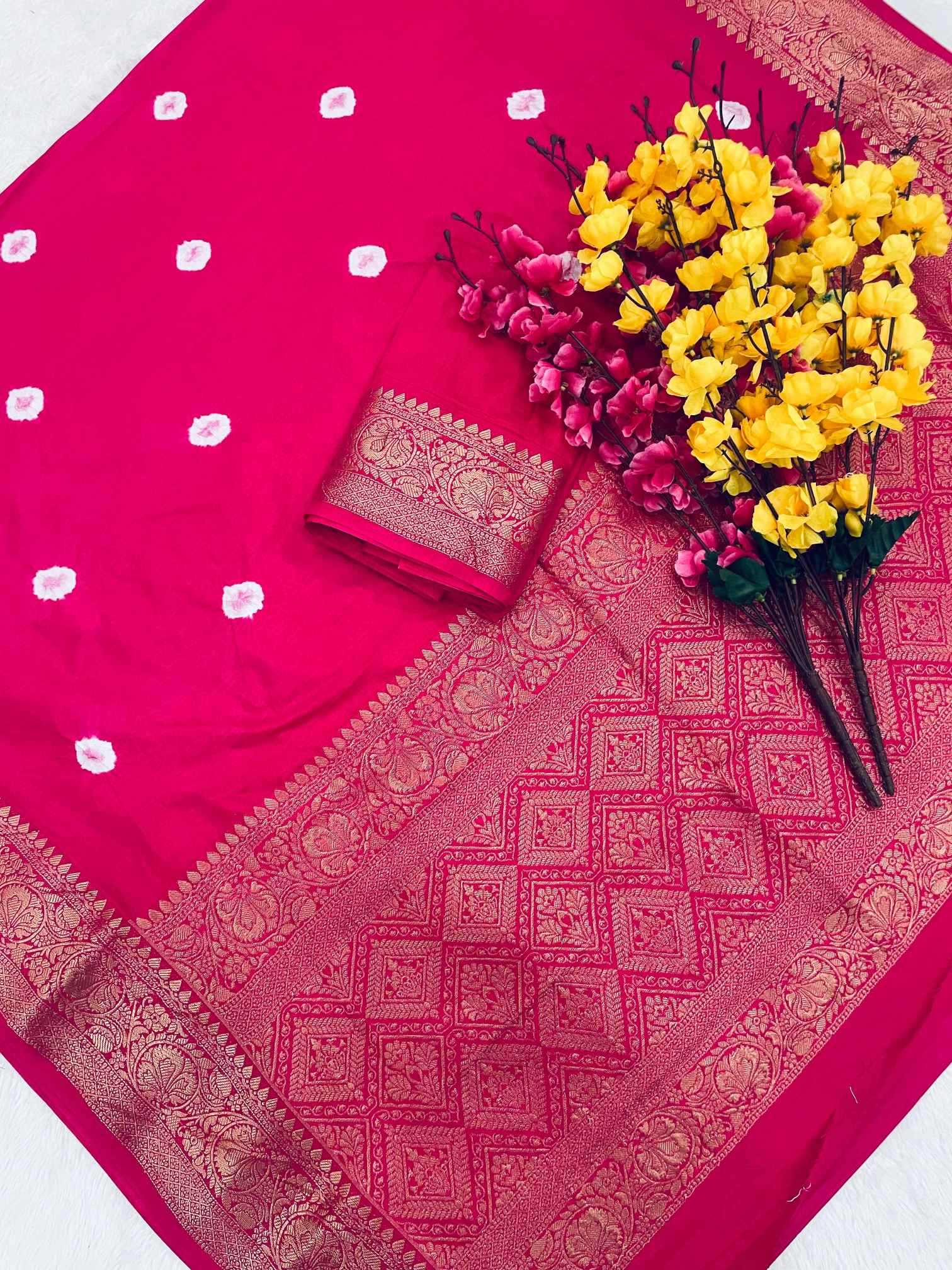 YNF Wholesale Kanjivaram Silk Printed Silk Saree  | Surat Manufacturer