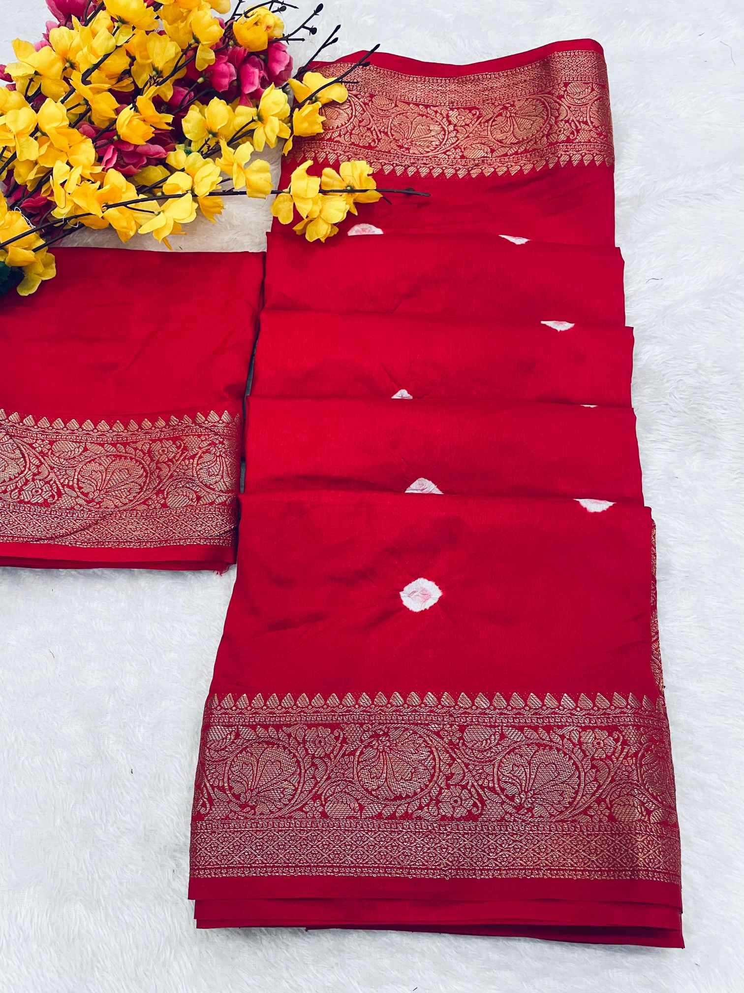 YNF Wholesale Kanjivaram Silk Printed Silk Saree  | Surat Manufacturer