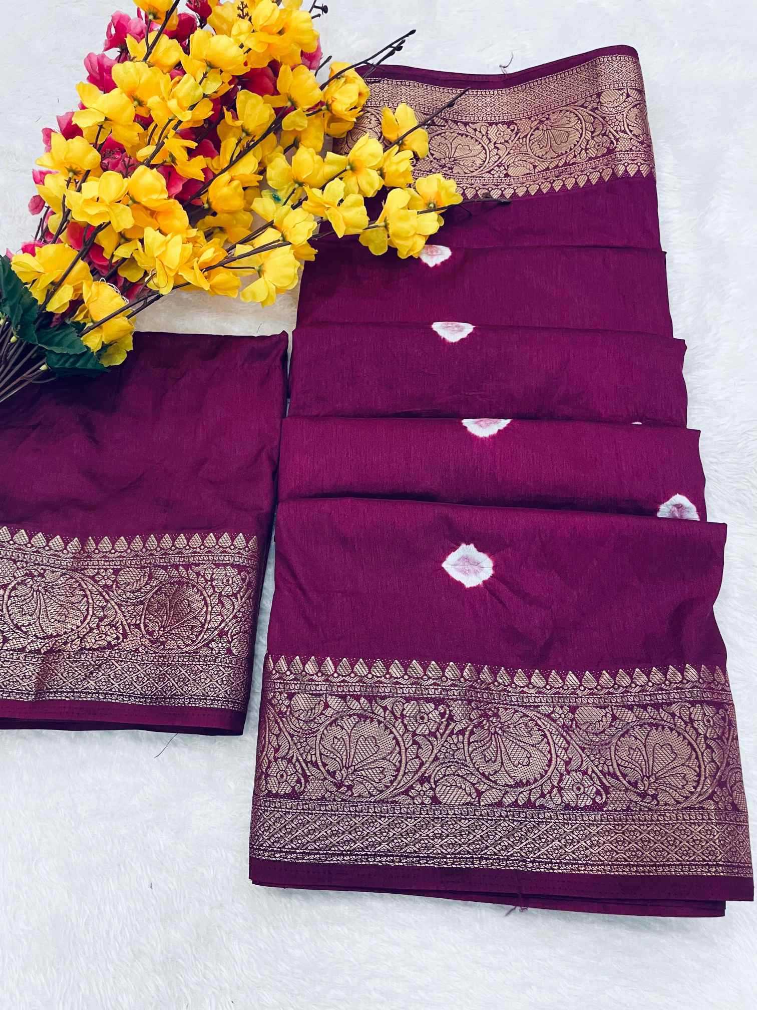 YNF Wholesale Kanjivaram Silk Printed Silk Saree  | Surat Manufacturer