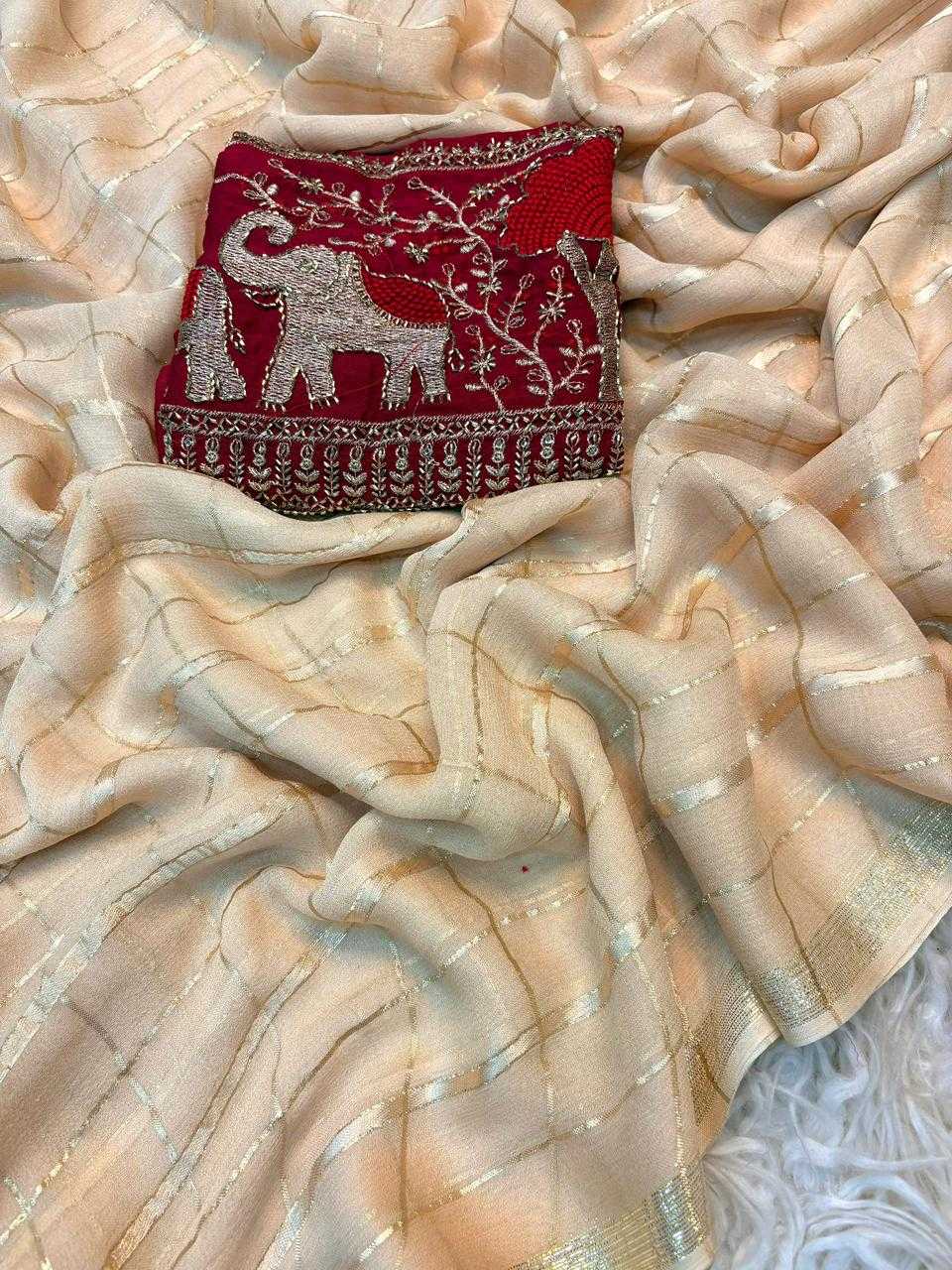 YNF Wholesale Viscose Party Wear Sarees  | Surat Manufacturer