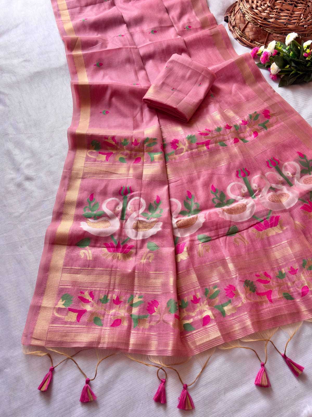 YNF Wholesale Cotton Designer Sarees  | Surat Manufacturer