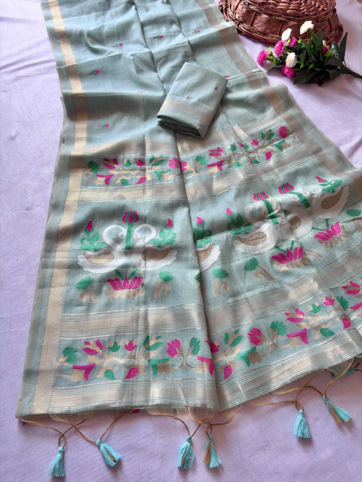 YNF Wholesale Cotton Designer Sarees  | Surat Manufacturer
