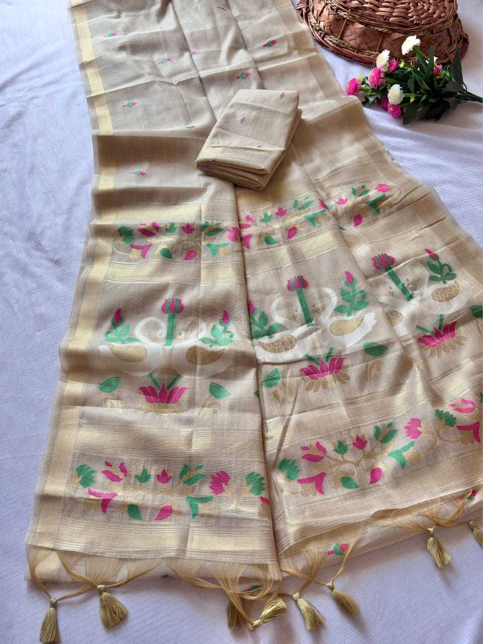 YNF Wholesale Cotton Designer Sarees  | Surat Manufacturer