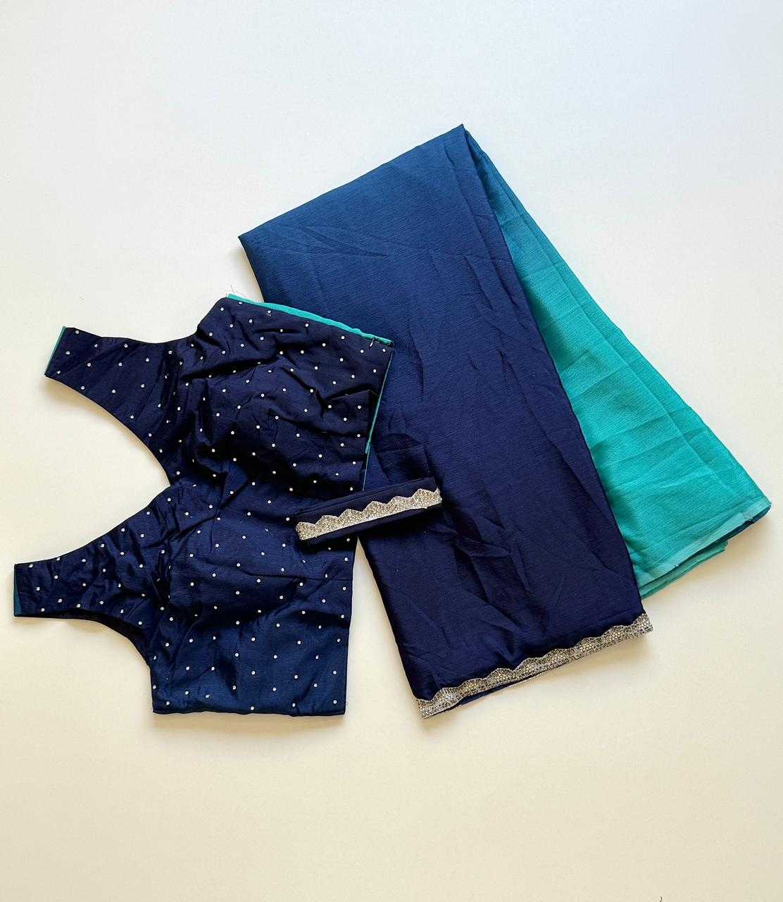 YNF Wholesale Chinon Ready To Wear Sarees  | Surat Manufacturer