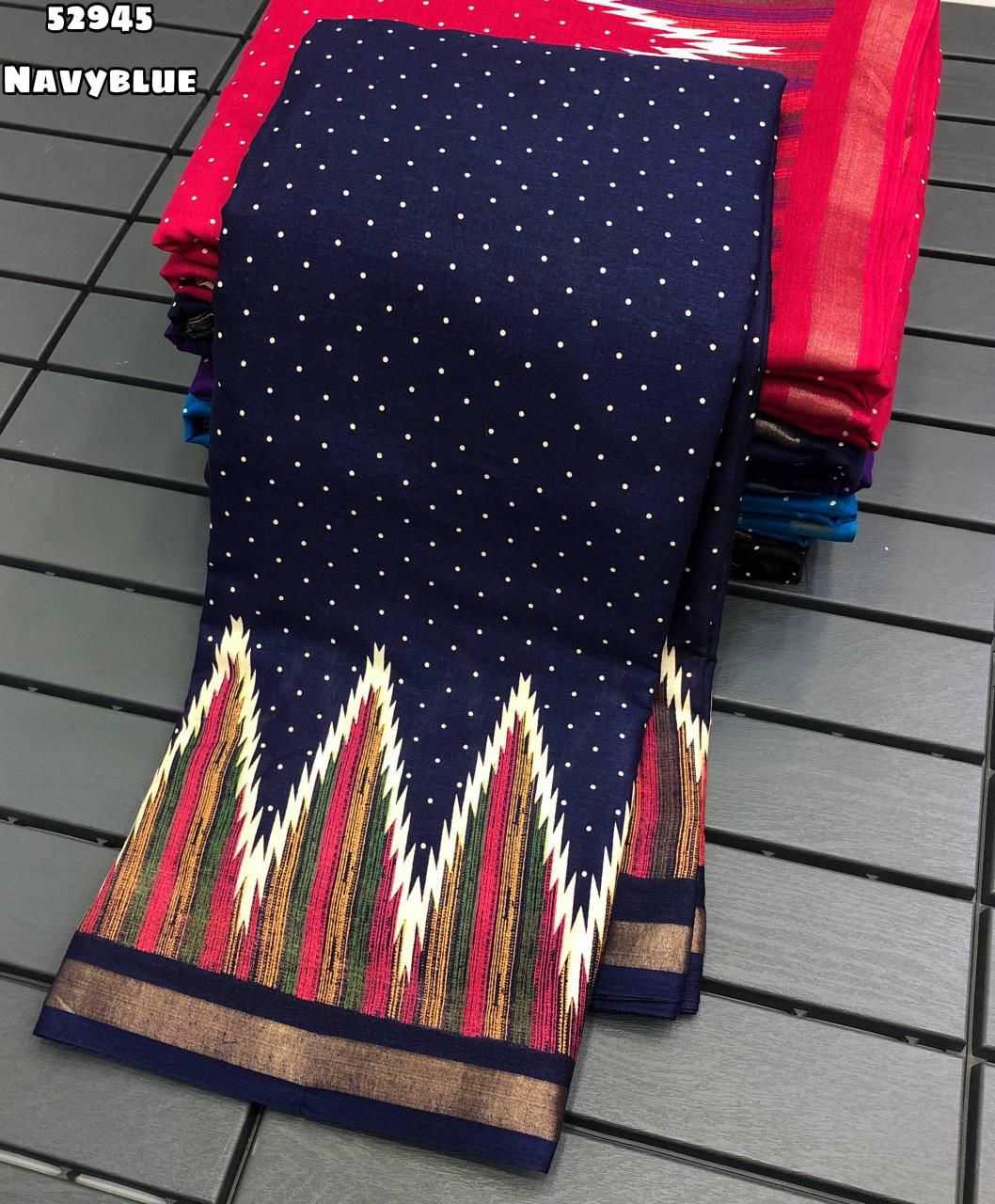 YNF Wholesale Cotton Printed Sarees KESH683 Tempra | Surat Manufacturer