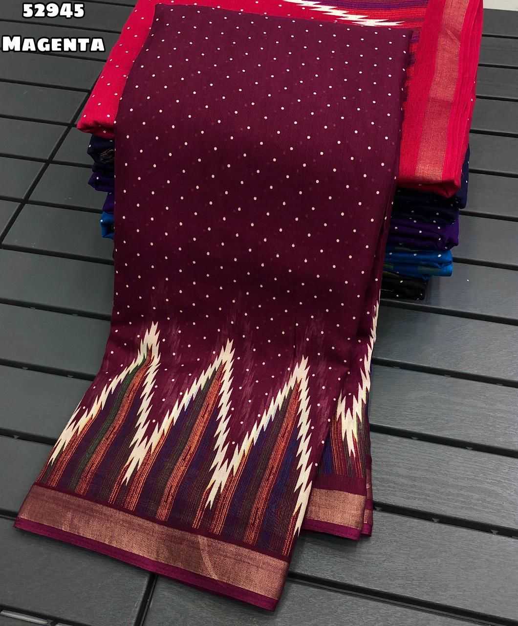 YNF Wholesale Cotton Printed Sarees KESH683 Tempra | Surat Manufacturer