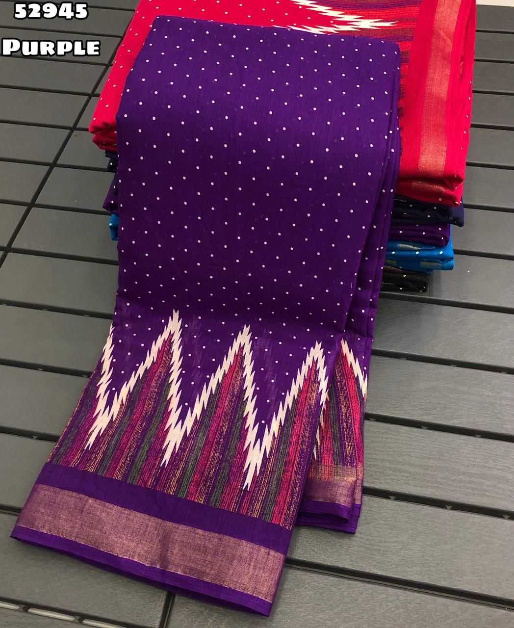 YNF Wholesale Cotton Printed Sarees KESH683 Tempra | Surat Manufacturer