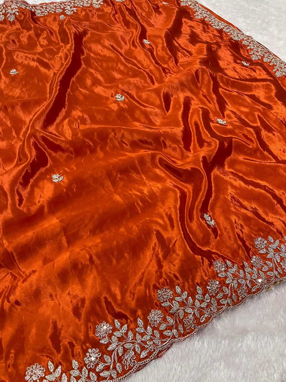 YNF Wholesale Pure Silk Cutwork Saree  | Surat Manufacturer