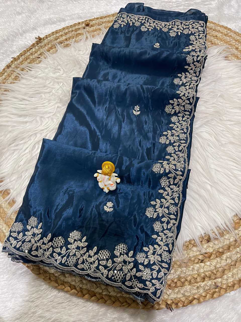 YNF Wholesale Pure Silk Cutwork Saree  | Surat Manufacturer