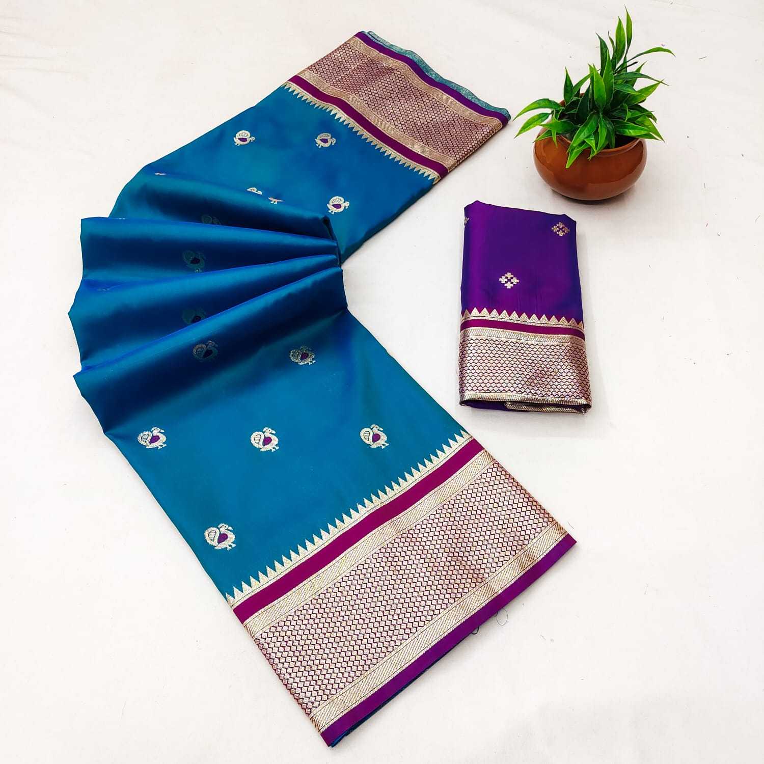 YNF Wholesale Paithani Silk Designer Sarees  | Surat Manufacturer