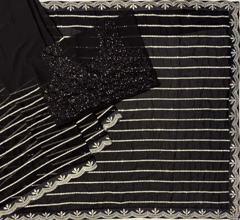 YNF Wholesale Georgette Georgette Sarees  | Surat Manufacturer