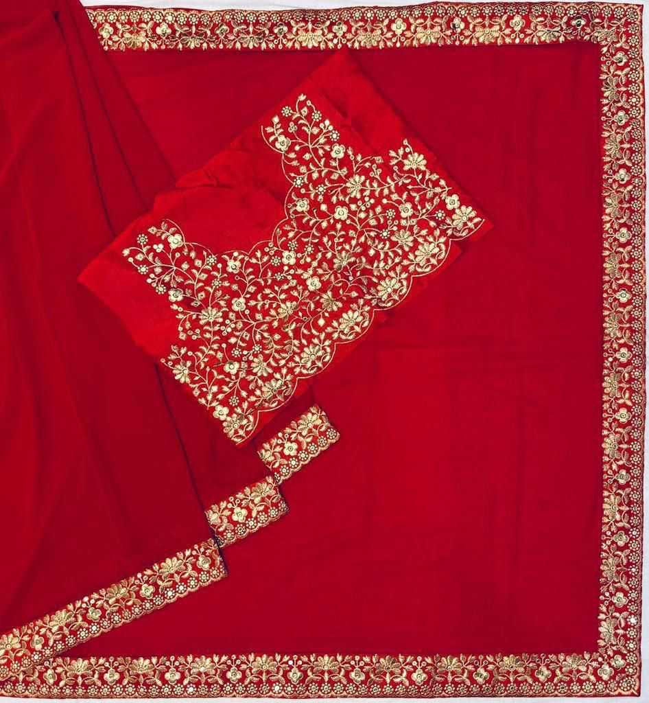 YNF Wholesale Georgette Designer Sarees  | Surat Manufacturer