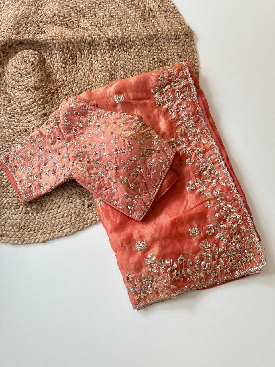YNF Wholesale FENDY Embroidered Sarees  | Surat Manufacturer
