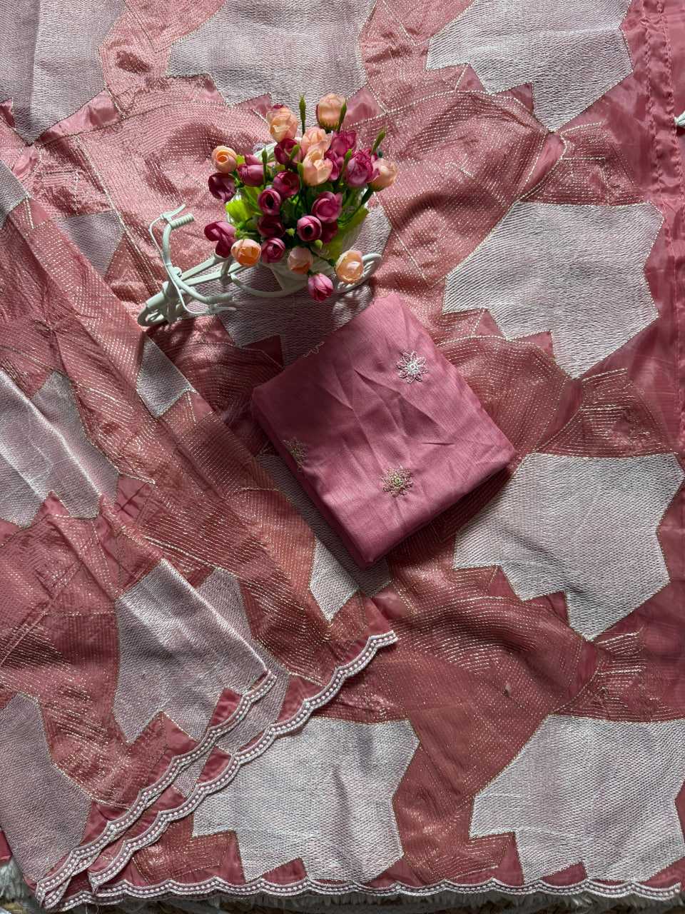 YNF Wholesale Tissue Festive Sarees  | Surat Manufacturer