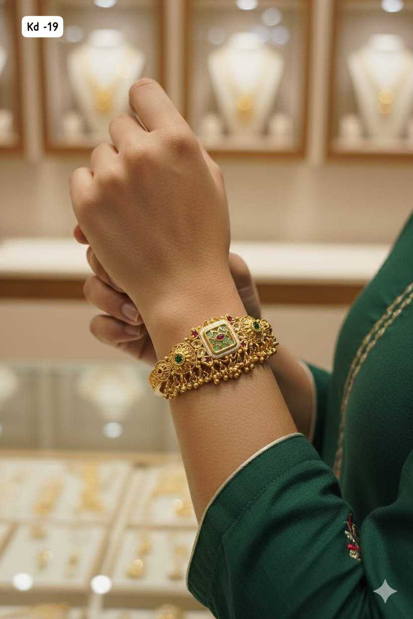YNF Wholesale Brass Antique Bangles KESH164 | Surat Manufacturer