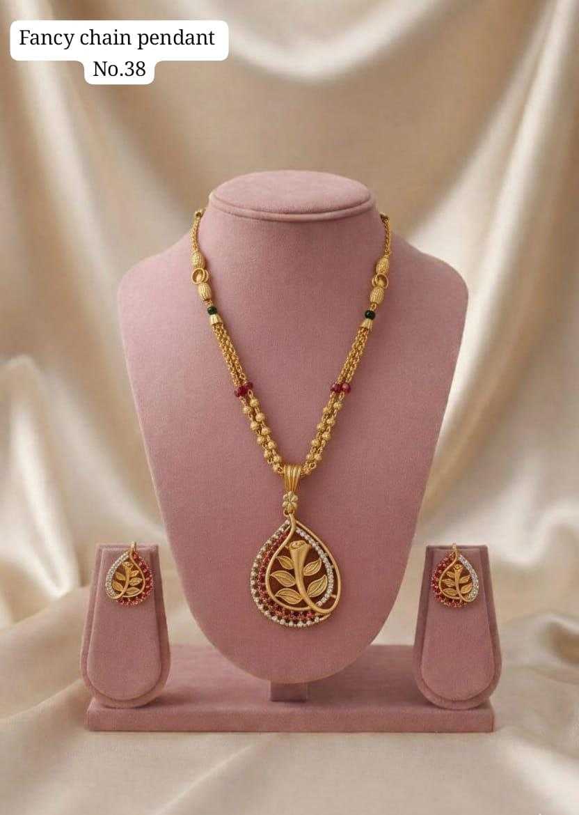 YNF Wholesale Brass Fancy Mala Necklaces KESH164 | Surat Manufacturer