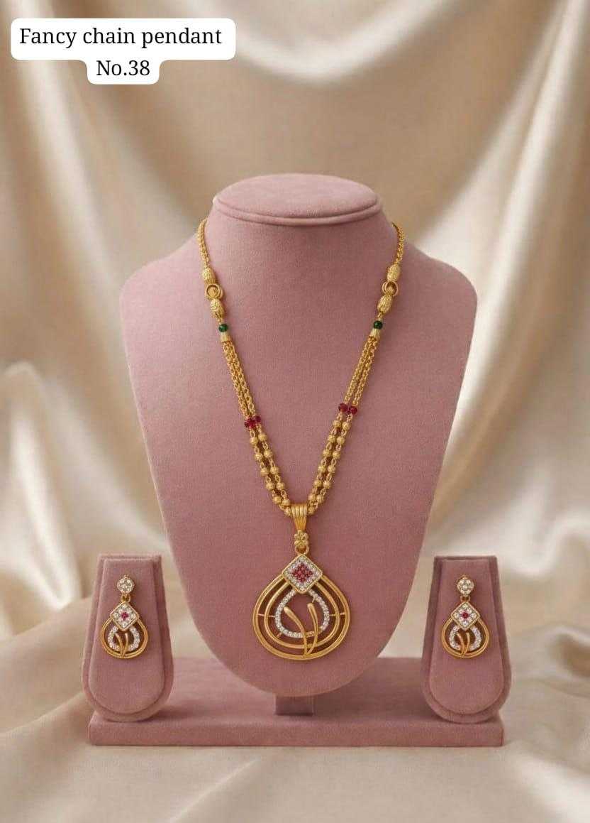 YNF Wholesale Brass Fancy Mala Necklaces KESH164 | Surat Manufacturer