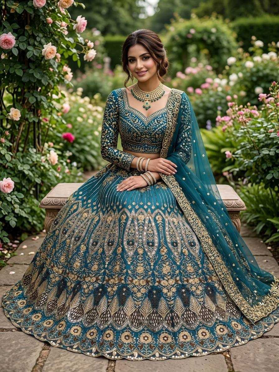 YNF Wholesale Butterfly Net Wedding Lehenga KESH512 1693 | Surat Manufacturer