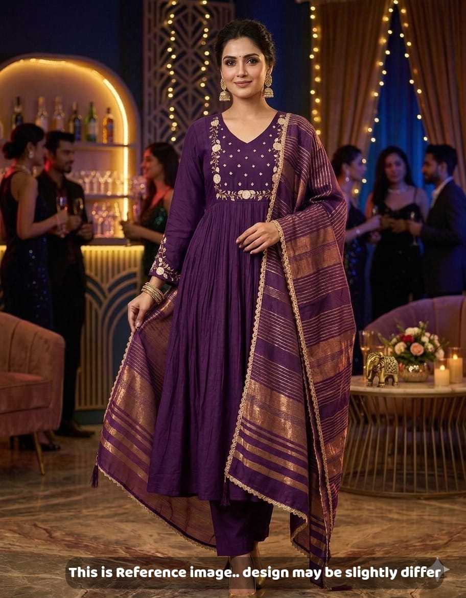 YNF Wholesale Chanderi Soft Party Wear Kurtis KESH147 Muskan | Surat Manufacturer