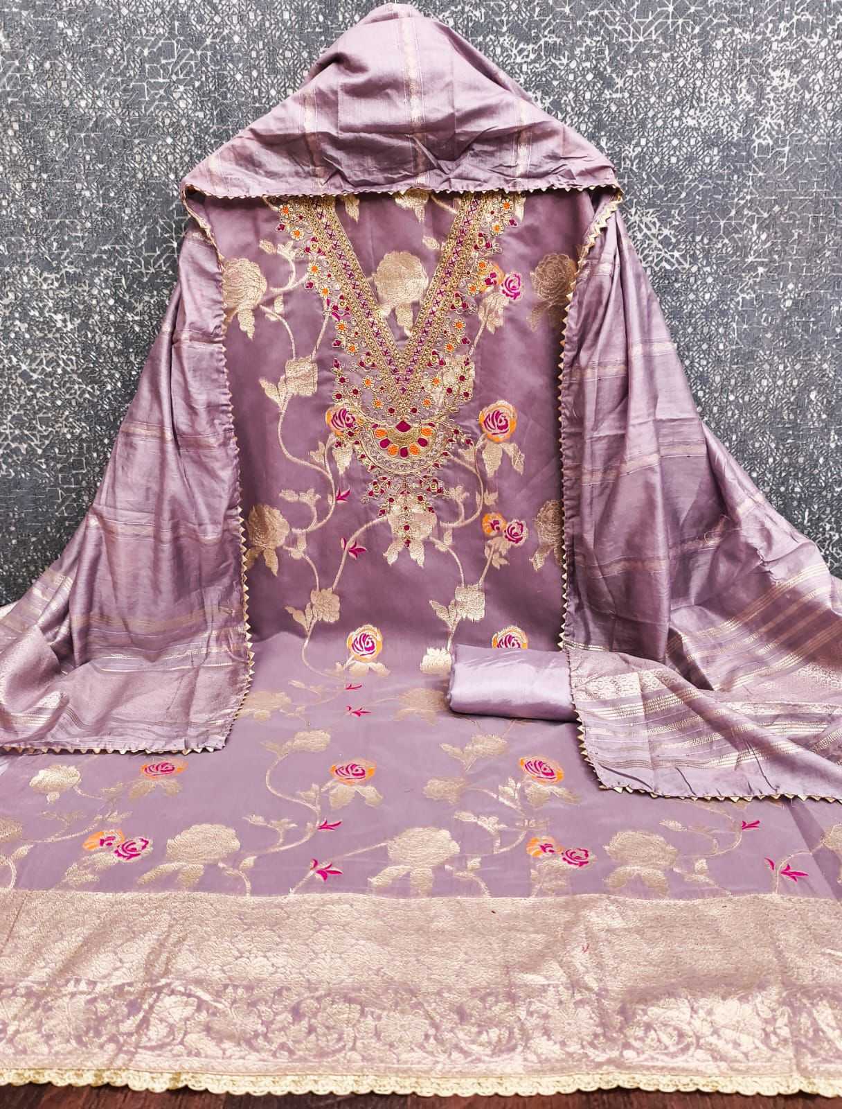 YNF Wholesale Chanderi Soft Ladies Suits KESH153 Ahsifa | Surat Manufacturer