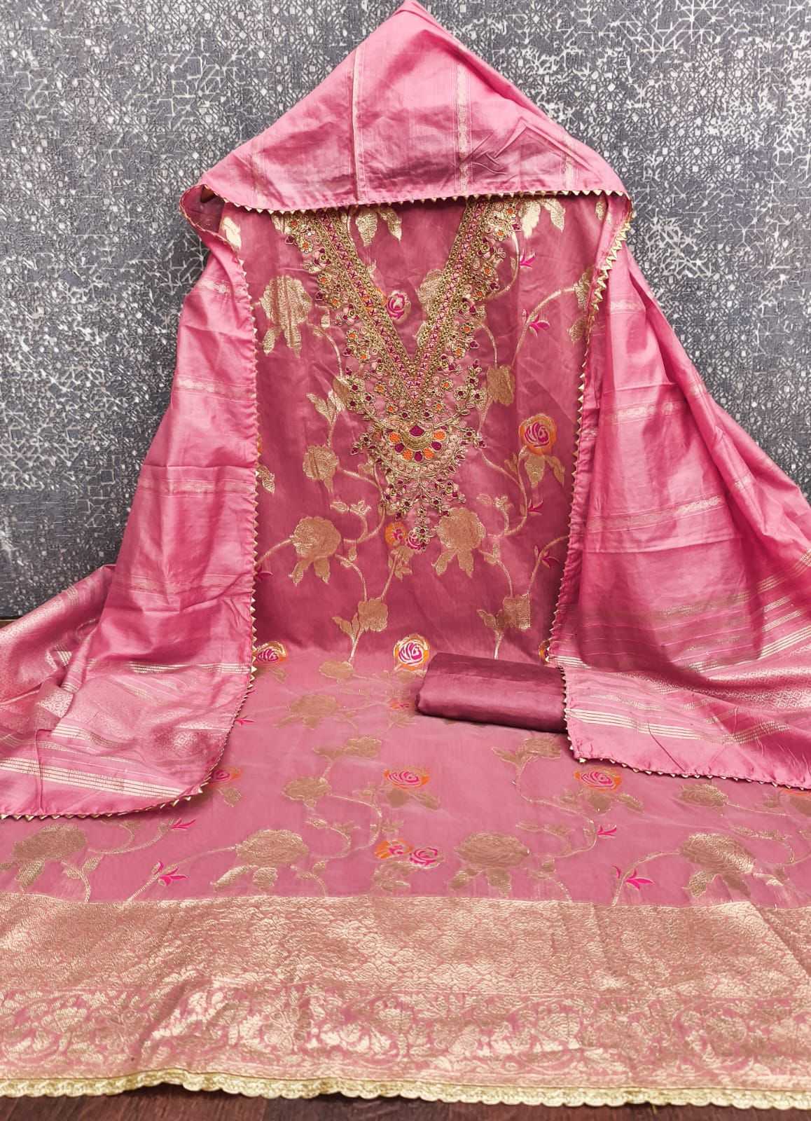 YNF Wholesale Chanderi Soft Ladies Suits KESH153 Ahsifa | Surat Manufacturer
