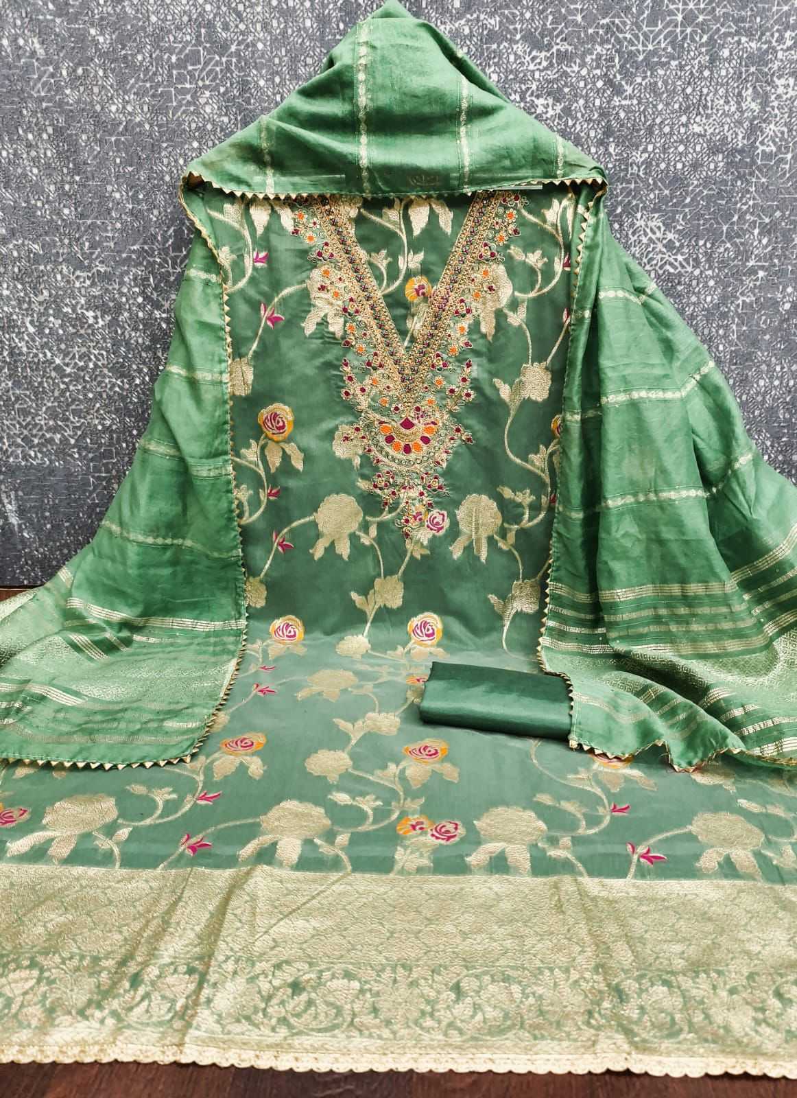 YNF Wholesale Chanderi Soft Ladies Suits KESH153 Ahsifa | Surat Manufacturer
