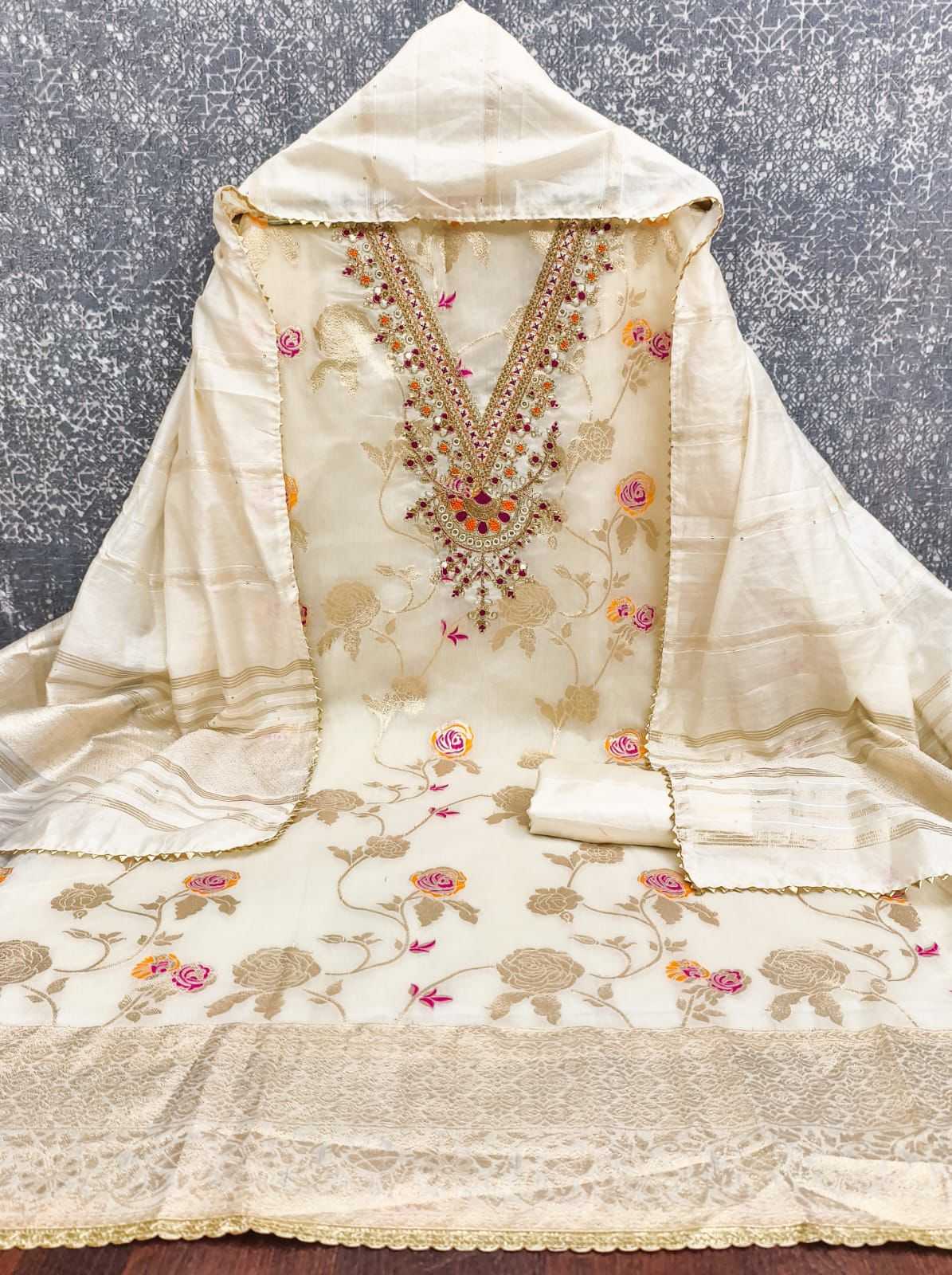 YNF Wholesale Chanderi Soft Ladies Suits KESH153 Ahsifa | Surat Manufacturer