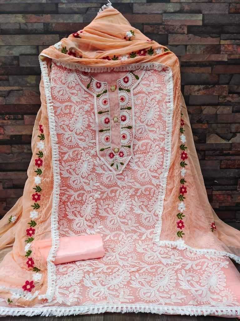 YNF Wholesale Chanderi Soft Embroidery Suits KESH153 Chitrangada | Surat Manufacturer