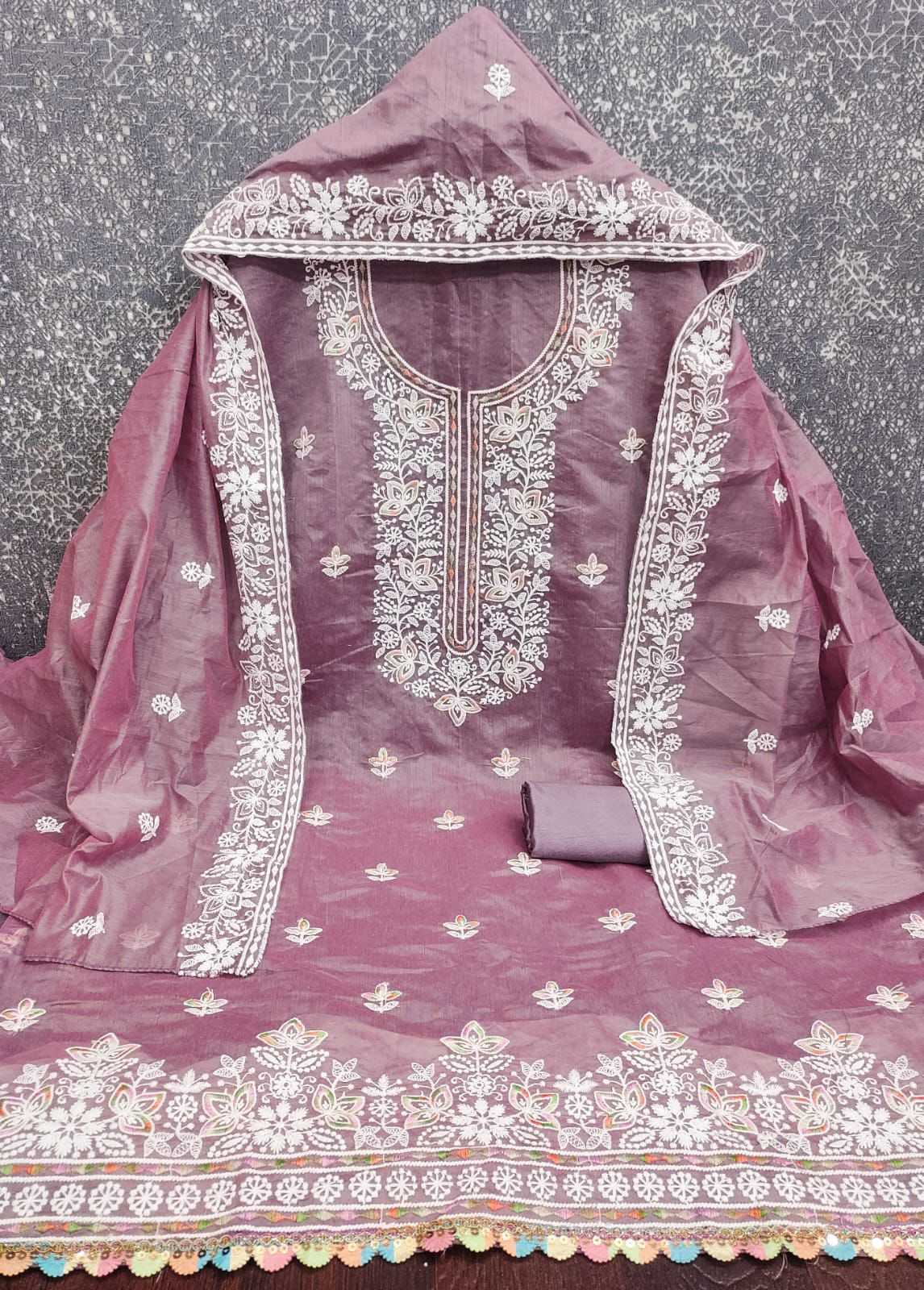 YNF Wholesale Chanderi Soft Embroidery Suits KESH153 Jivika | Surat Manufacturer