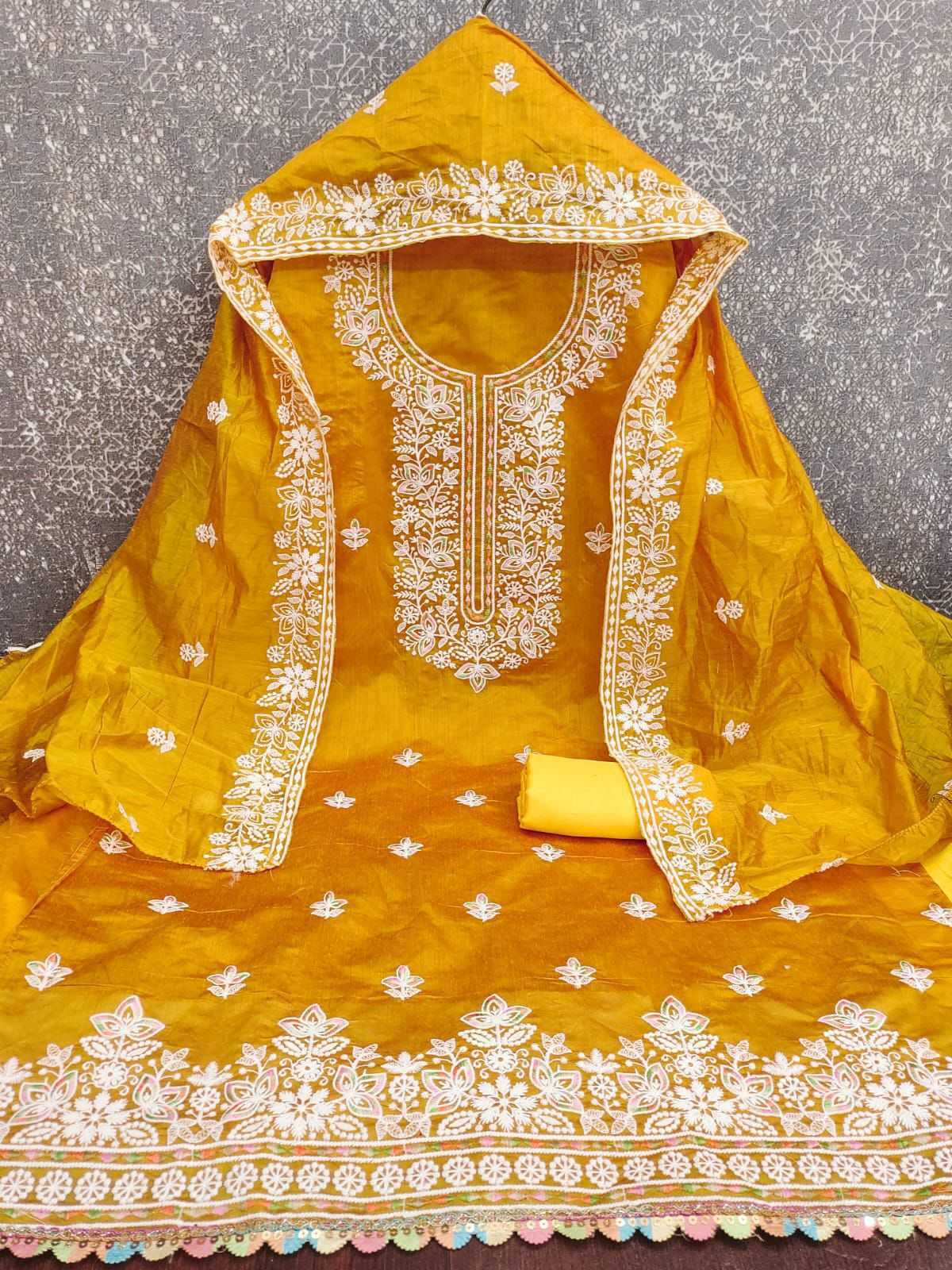 YNF Wholesale Chanderi Soft Embroidery Suits KESH153 Jivika | Surat Manufacturer