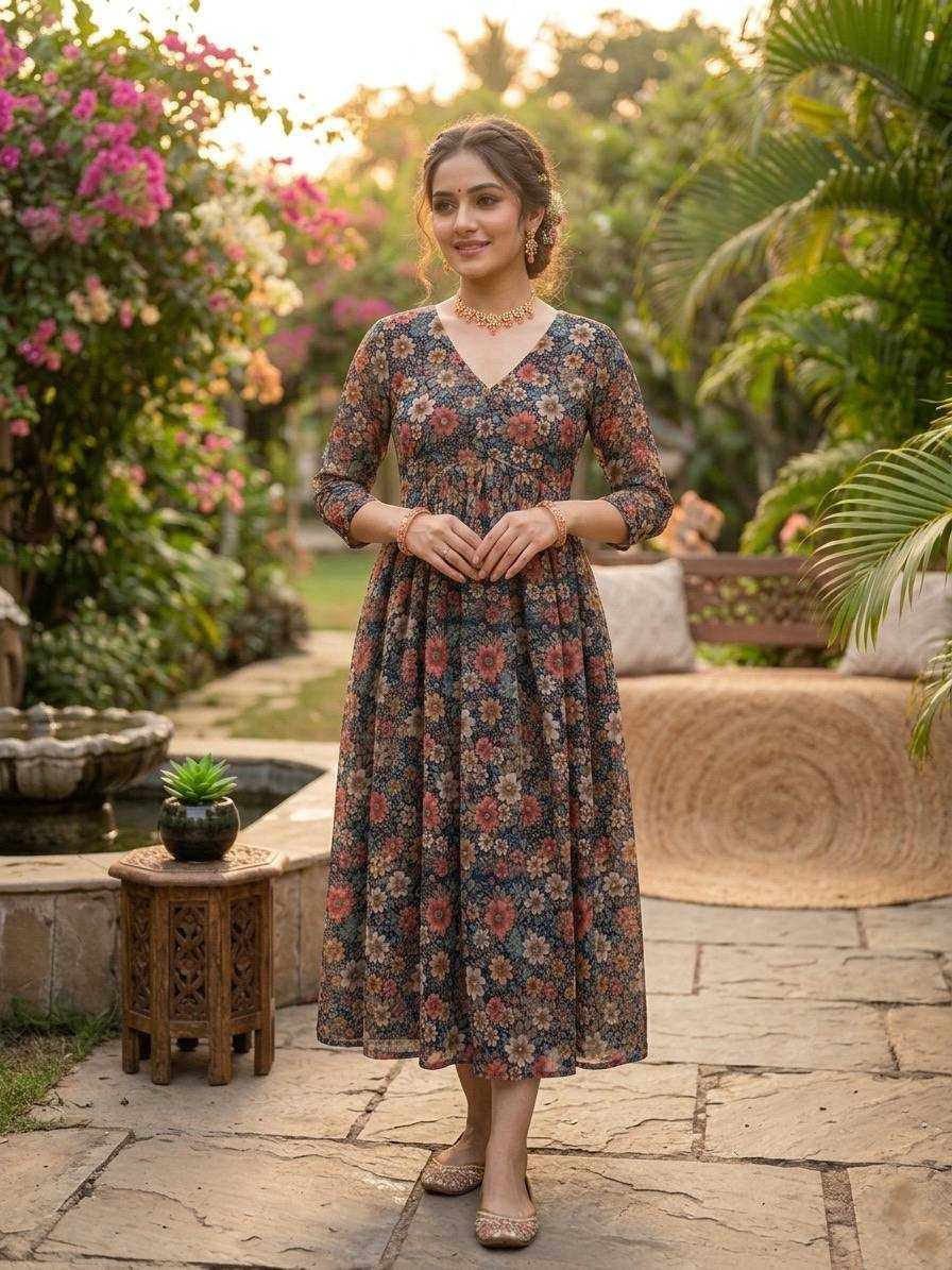YNF Wholesale Chiffon Alia Cut Suits KESH210 2815 | Surat Manufacturer