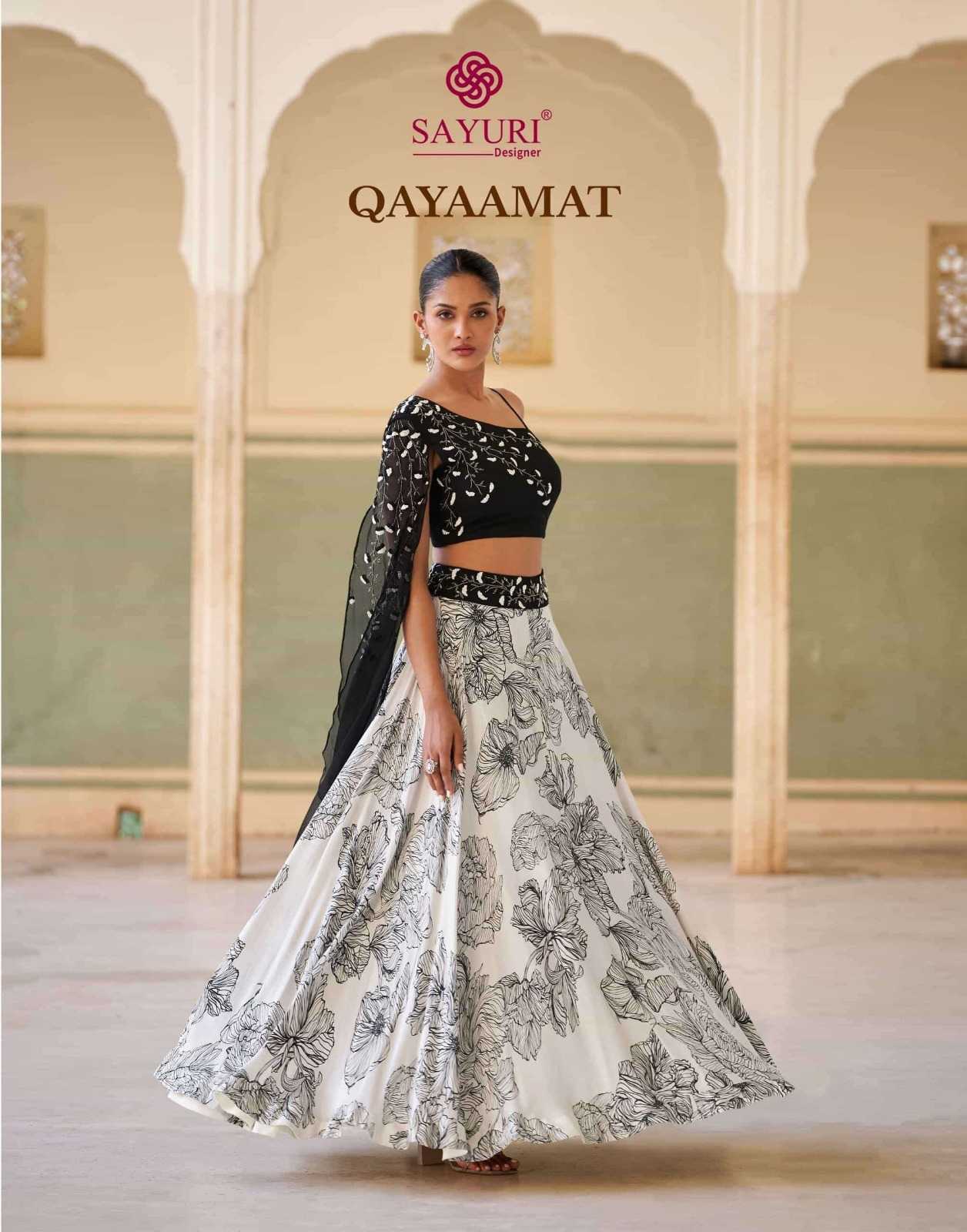 YNF Wholesale Chinon Silk Lehenga KESH142 SAYURI QAYAAMAT | Surat Manufacturer