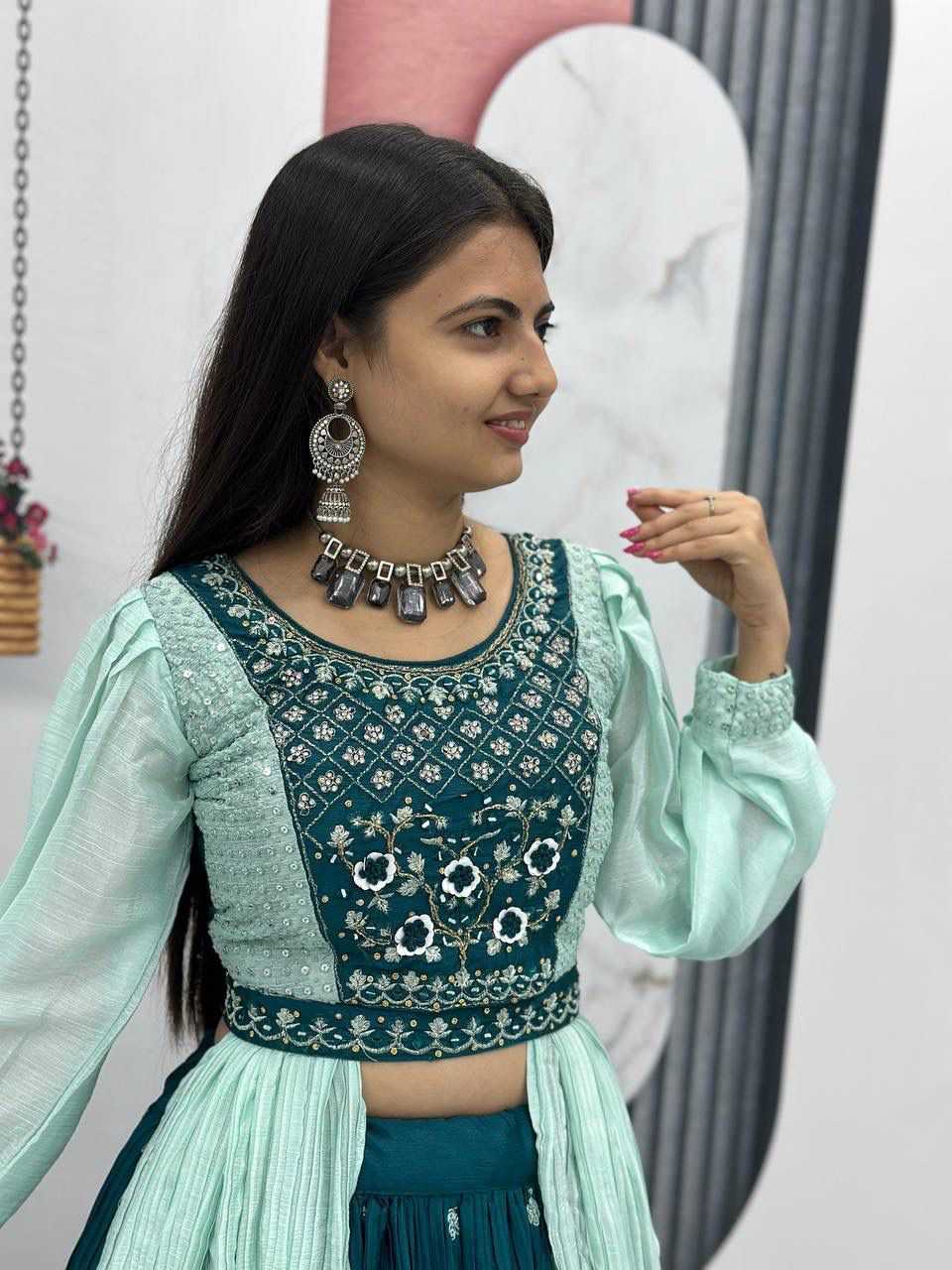 YNF Wholesale Chinon Designer Lehenga KESH496 419 | Surat Manufacturer