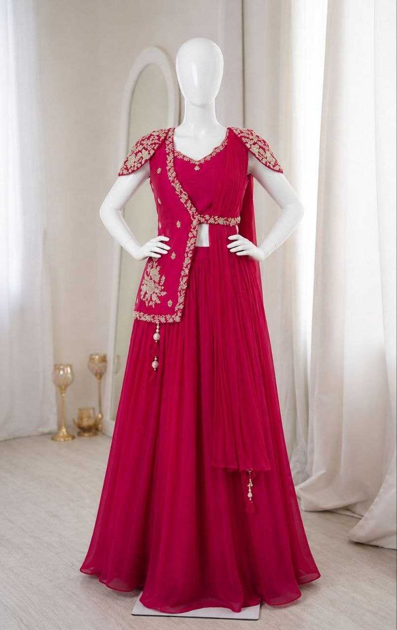 YNF Wholesale Chinon Embroidered Lehenga KESH591 2611 | Surat Manufacturer