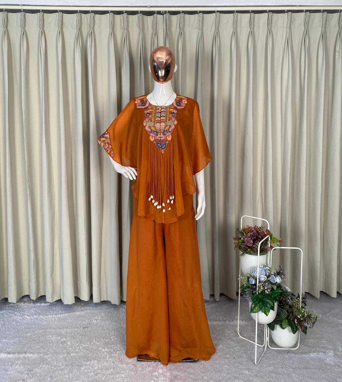 YNF Wholesale Chinon Indo Western Dresses KESH678 349 | Surat Manufacturer