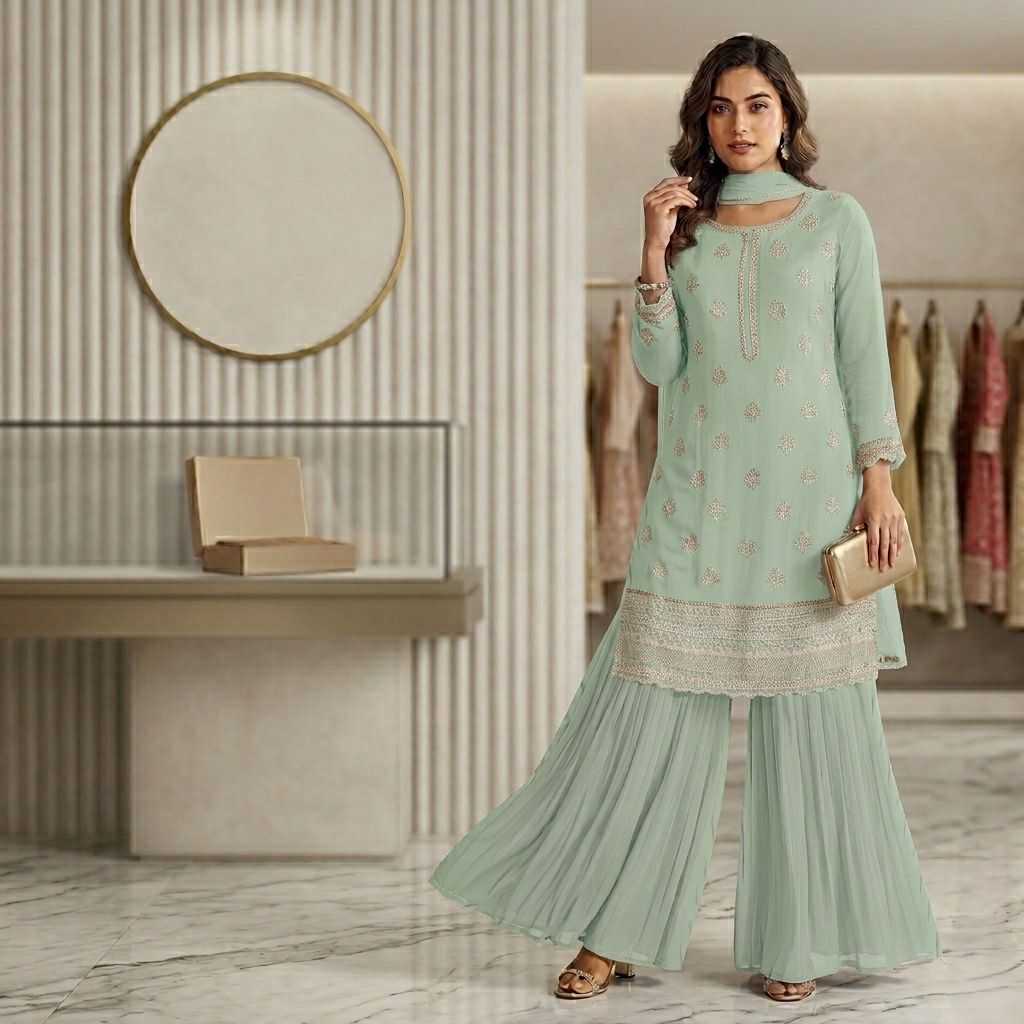 YNF Wholesale Chinon Embroidery Suits KESH745 TF-1314 | Surat Manufacturer