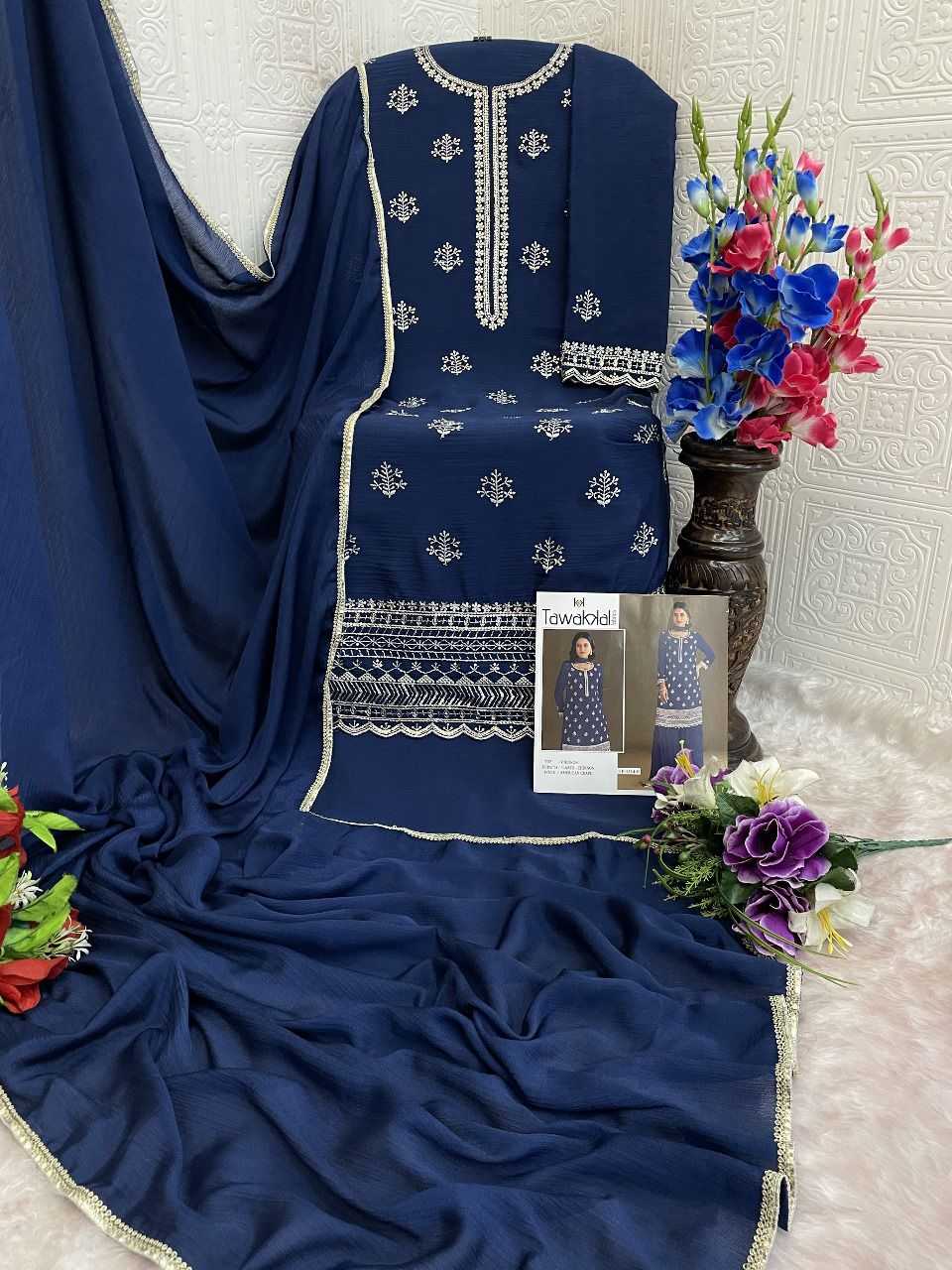 YNF Wholesale Chinon Embroidery Suits KESH745 TF-1314 | Surat Manufacturer