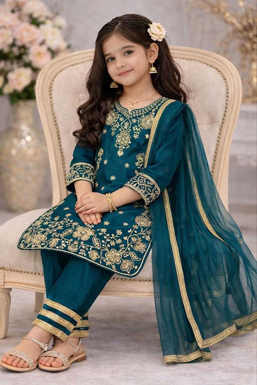 YNF Wholesale Chinon Silk Kids Top & Pant KESH167 Special | Surat Manufacturer
