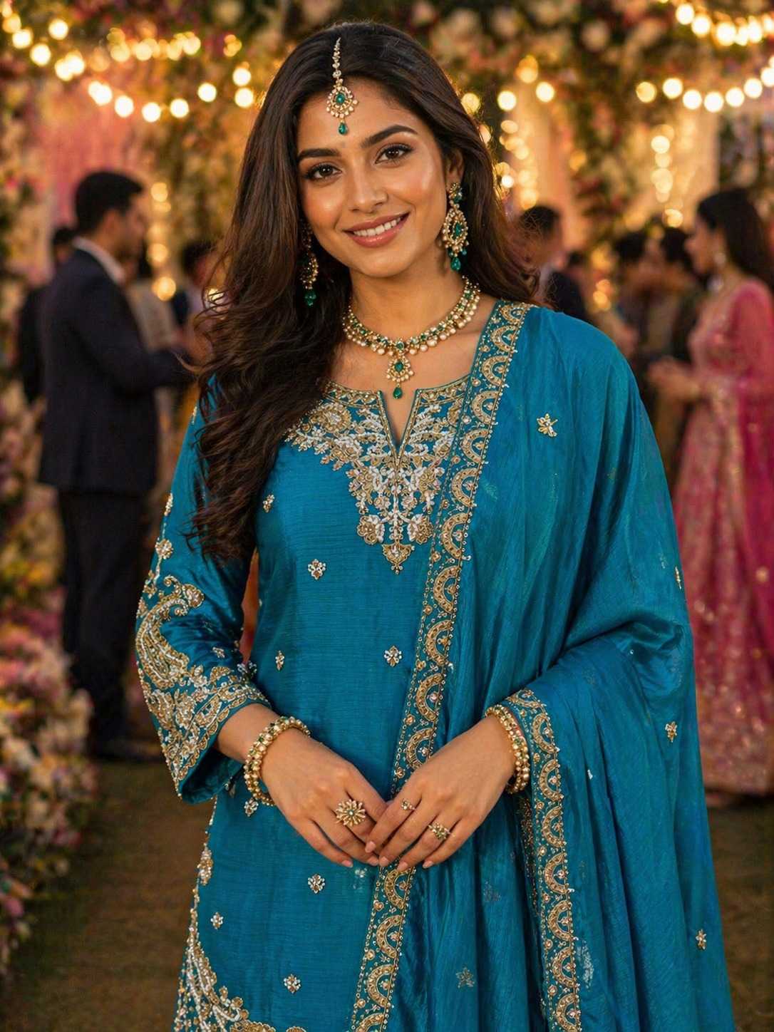 YNF Wholesale Chinon Silk Sharara Salwar Suits KESH481 MASTANI | Surat Manufacturer