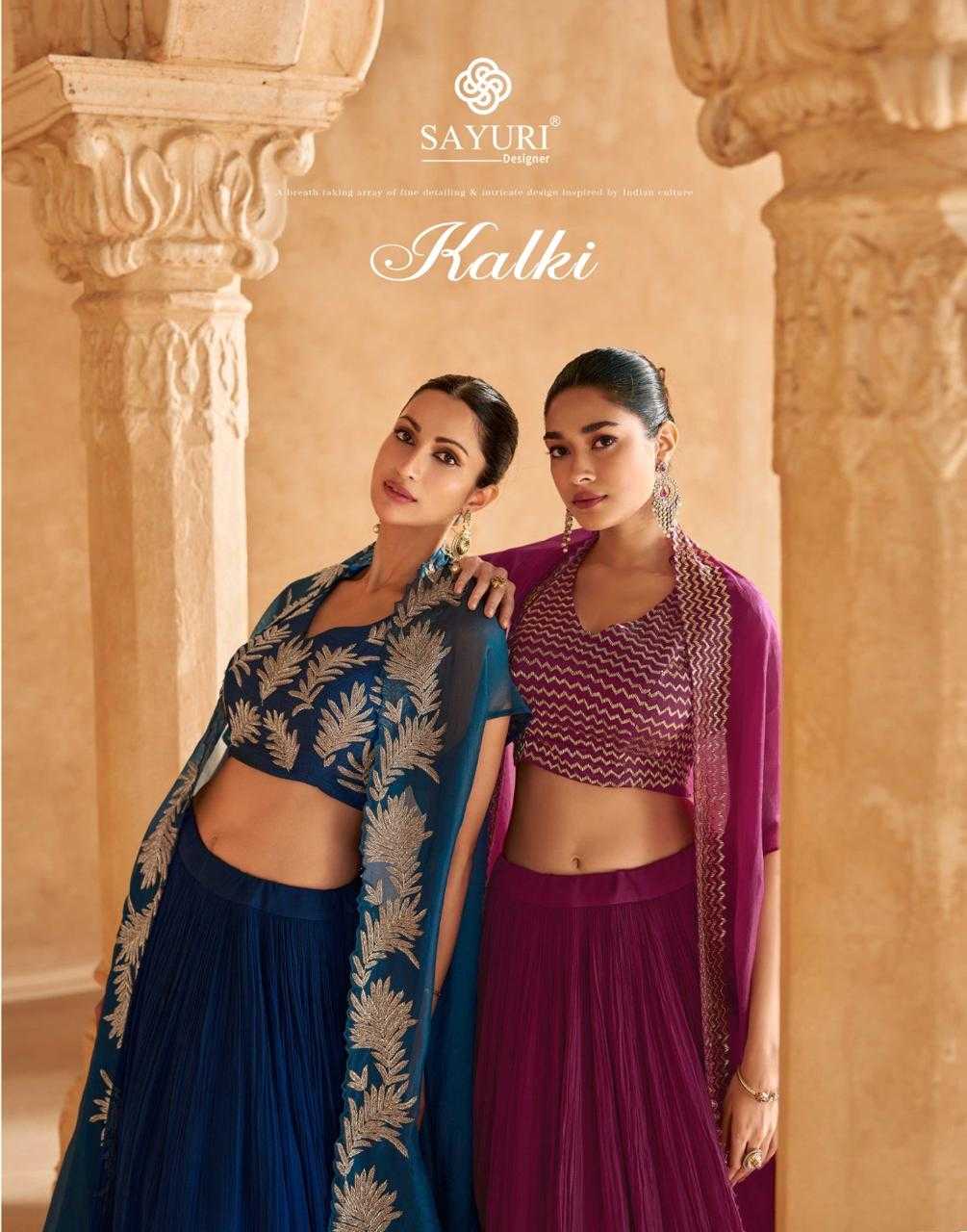 YNF Wholesale Chinon Silk Silk Lehenga KESH530 SAYURI KALKI | Surat Manufacturer