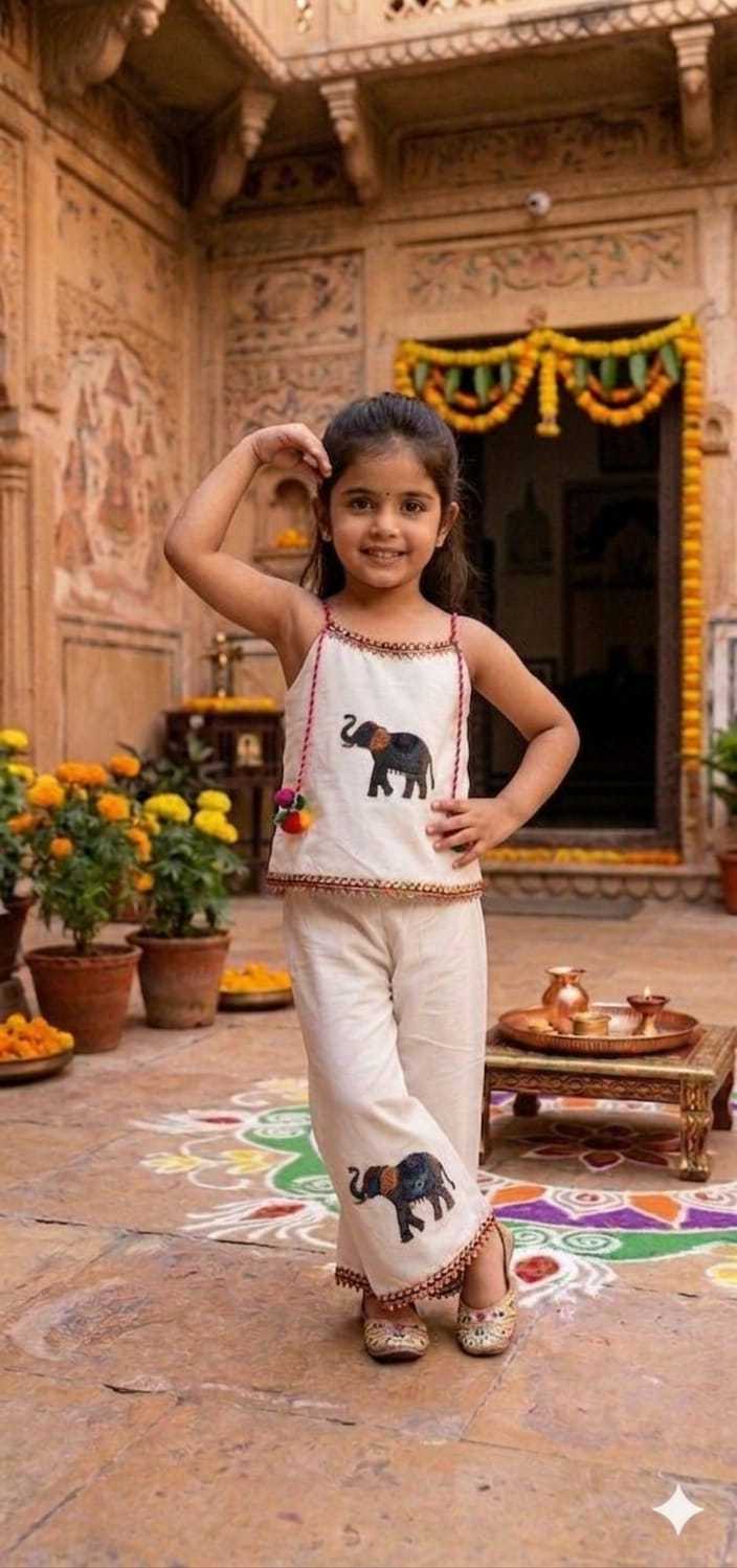 YNF Wholesale Cotton Cambric Kids Co-ord Set KESH109 little gaj | Surat Manufacturer