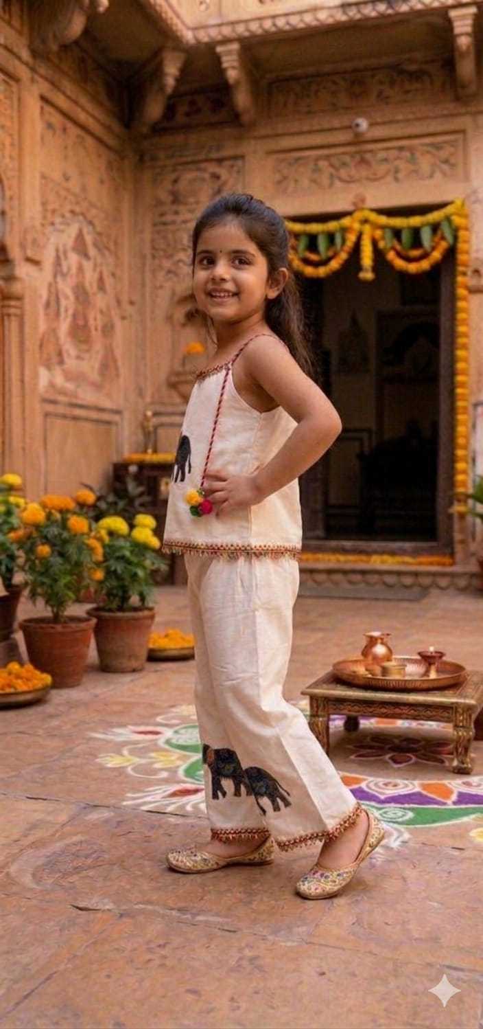 YNF Wholesale Cotton Cambric Kids Co-ord Set KESH109 little gaj | Surat Manufacturer