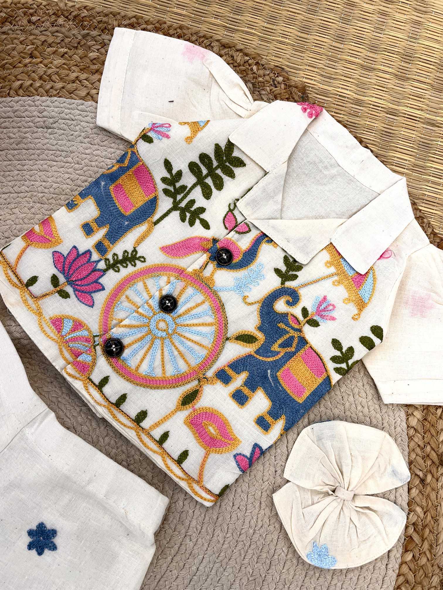 YNF Wholesale Cotton Kids Co-ord Set KESH109 Gajraj | Surat Manufacturer