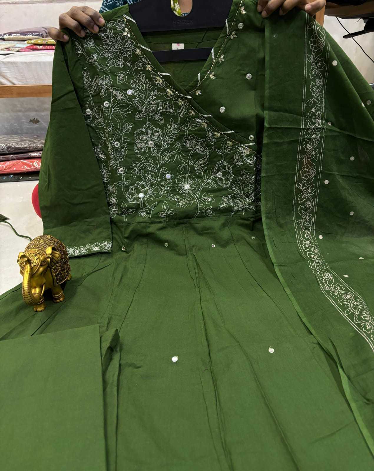 YNF Wholesale Cotton Anarkali Kurtis KESH147 Mina | Surat Manufacturer