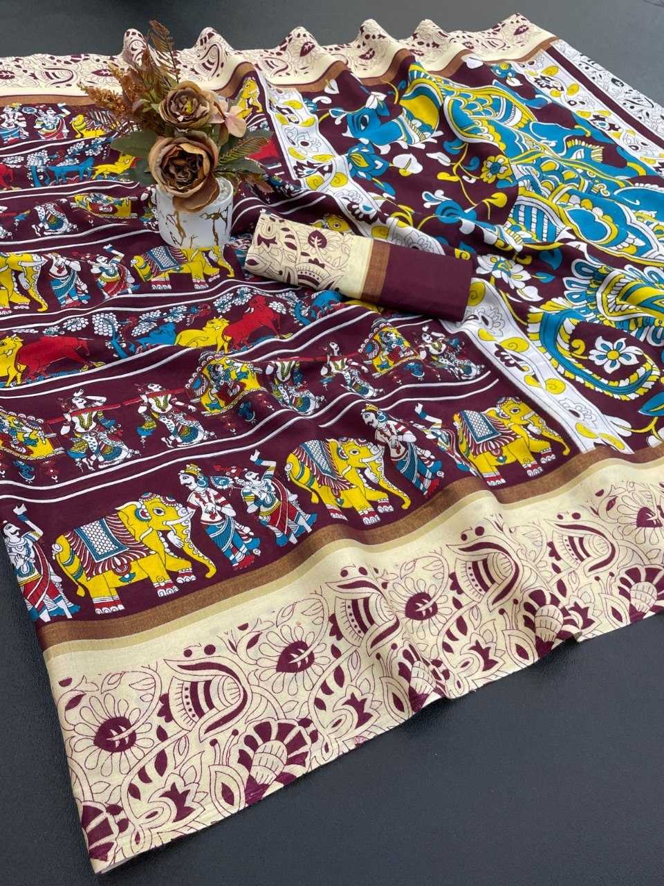YNF Wholesale Cotton Fancy Sarees KESH173 MR08 | Surat Manufacturer