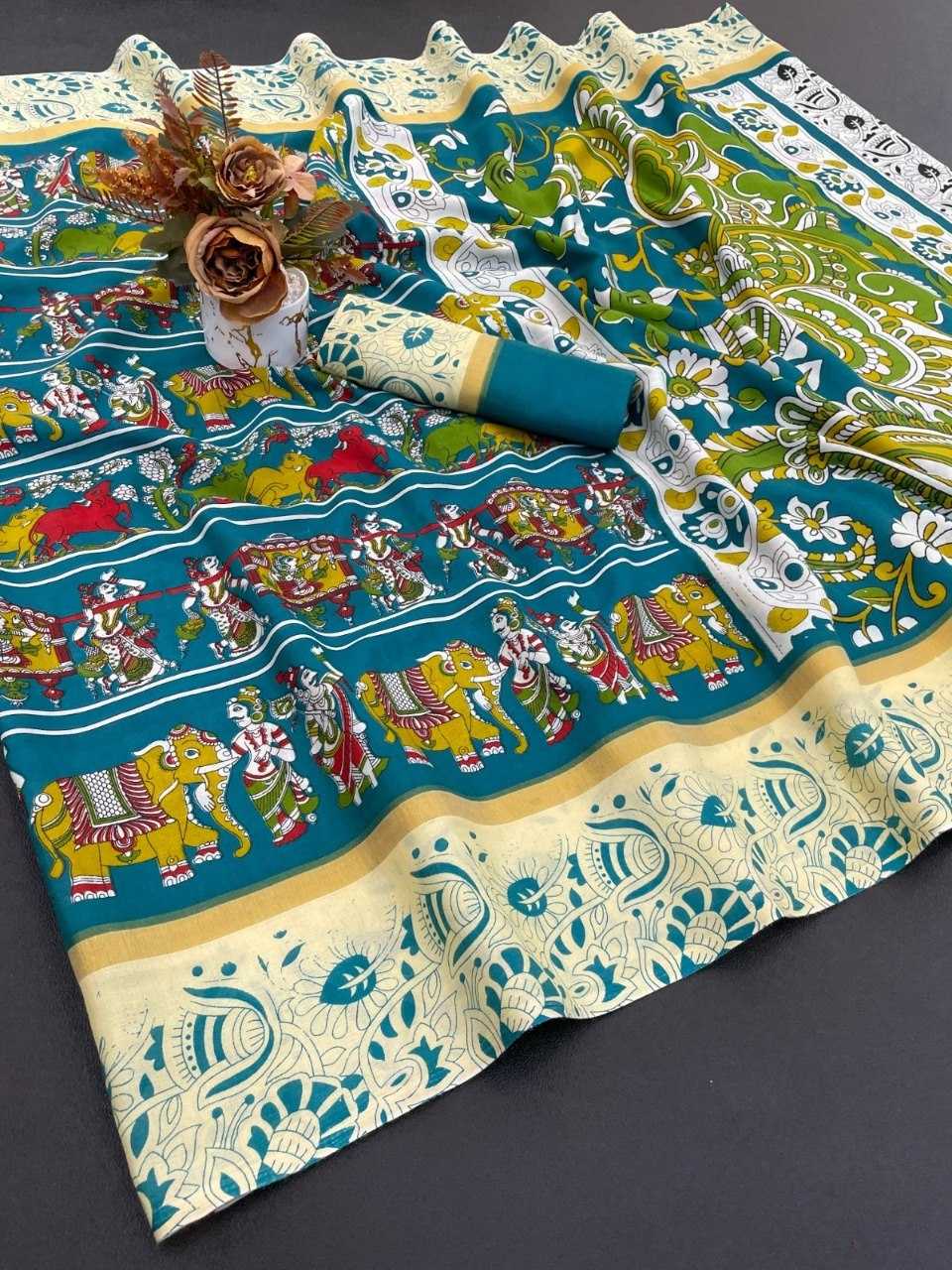 YNF Wholesale Cotton Fancy Sarees KESH173 MR08 | Surat Manufacturer